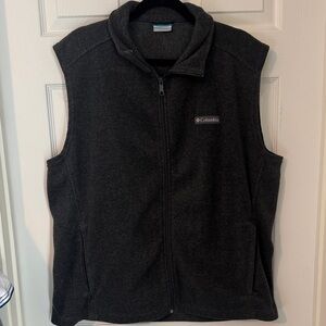 Columbia Charcoal Fleece Vest